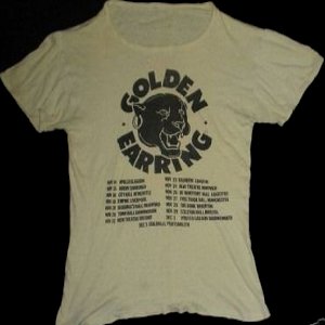 Tour shirt as sold during fifth British Golden Earring Tour 1974